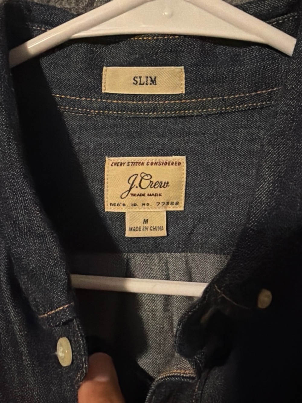 J. Crew Slim Men's Dark Indigo Denim Jeans